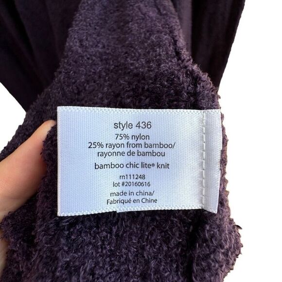 Barefoot Dreams CozyChic Lite Calypso Wrap Cardigan Purple Women’s S/M - Picture 6 of 6